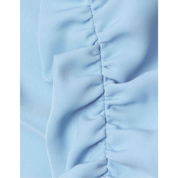 Sachin & Babi $495 Naomi Midi Dress NWT Size 4 Blue Halter Asymmetrical - Picture 8 of 10